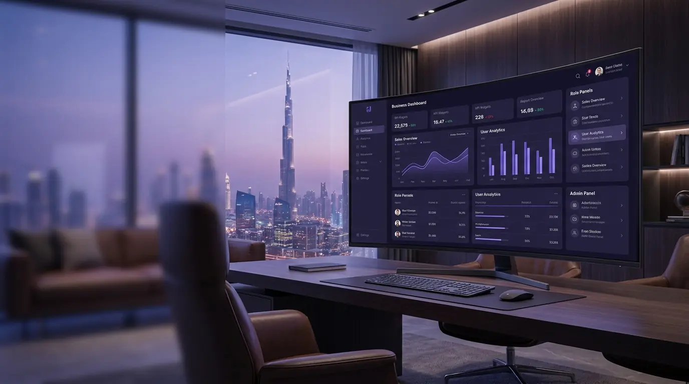 Building a Custom Business Dashboard with Laravel & React (2026 Guide) blog visual